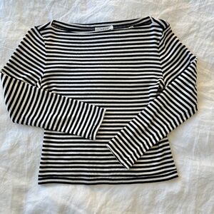 doen paulette tee in nantucket stripe